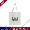 Wholesale Durable Friendly Beautiful Large Canvas Tote Bag with Leaves Animals Decorate